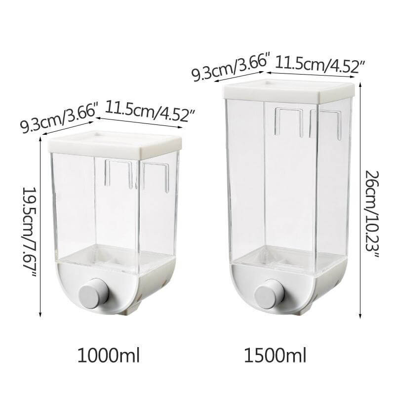 Wall-Mounted Kitchen Multi-Grain Sealed Jars - 11 Étoiles