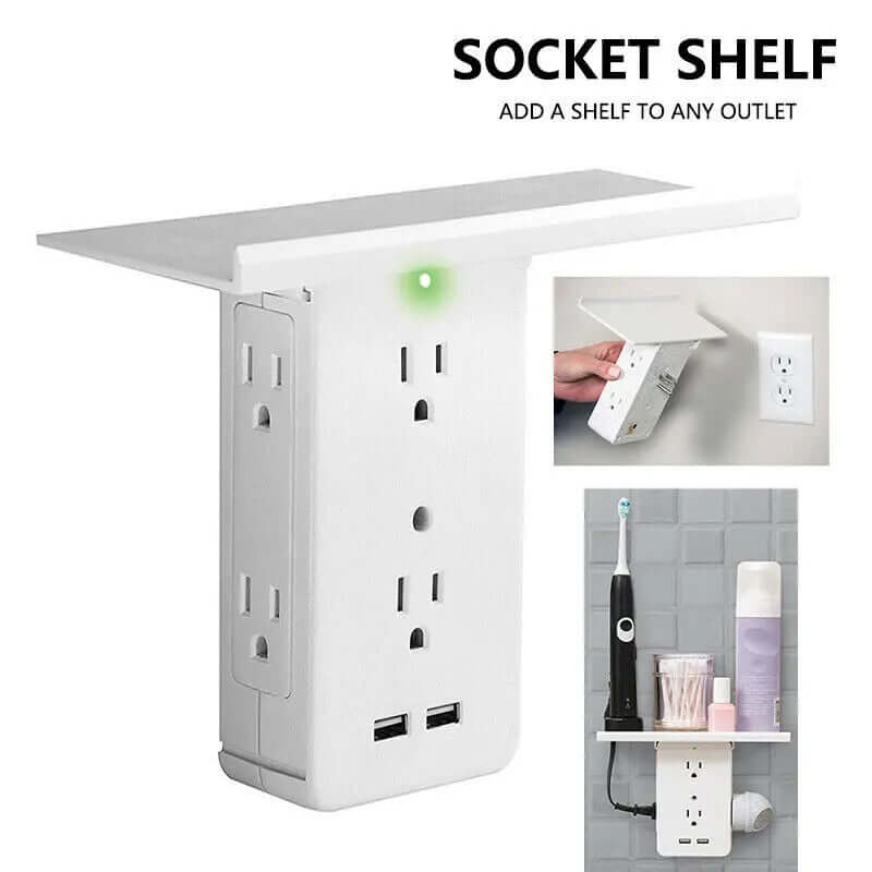 Multi-functional Electrical Socket Shelf