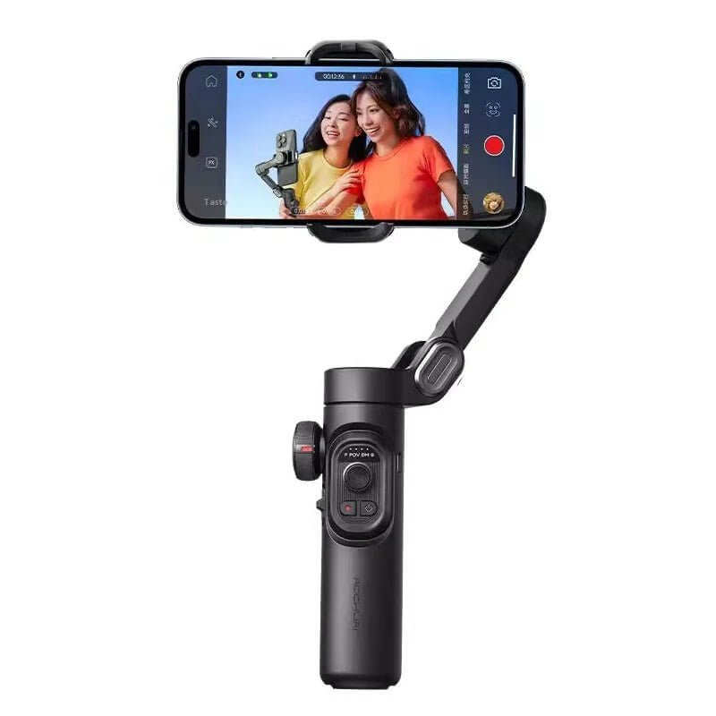 The 3-Axis Smartphone Gimbal is a powerful stabilization tool designed to elevate your mobile photography and videography. With advanced 3-axis stabilization technology, it ensures smooth, shake-free footage, even during dynamic movement. Compatible with most smartphones, this gimbal offers features like object tracking, panorama mode, and time-lapse capabilities for creative shooting.