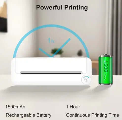 Portable A4 Wireless Thermal Printer