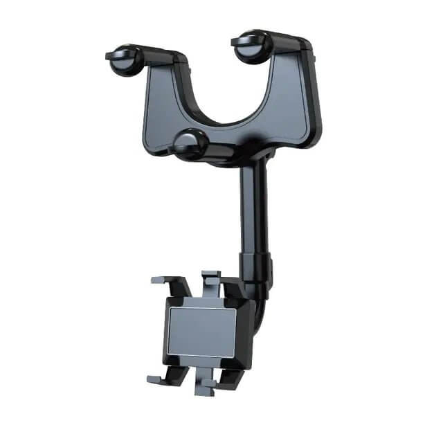 360 Car Rear view Mirror Phone Holder - 11 Étoiles