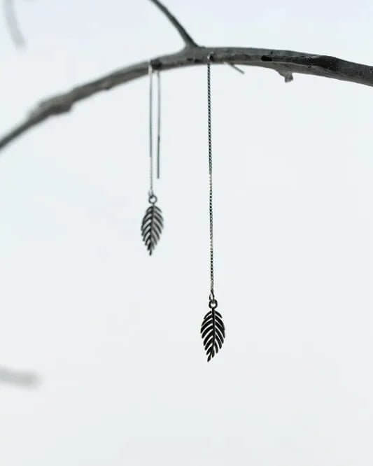 Pendientes colgantes Leafy Grace