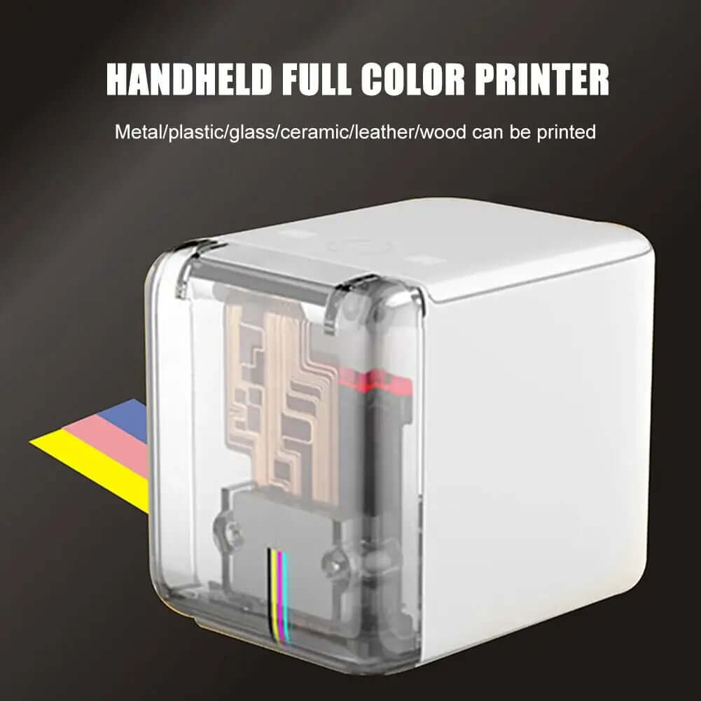 Handheld Mini Inkjet Printer: 1200dpi Portable Full-Color Printing