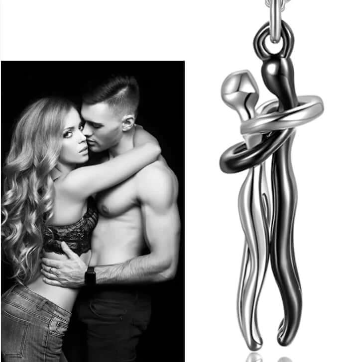 Collier de couple avec breloque Unity