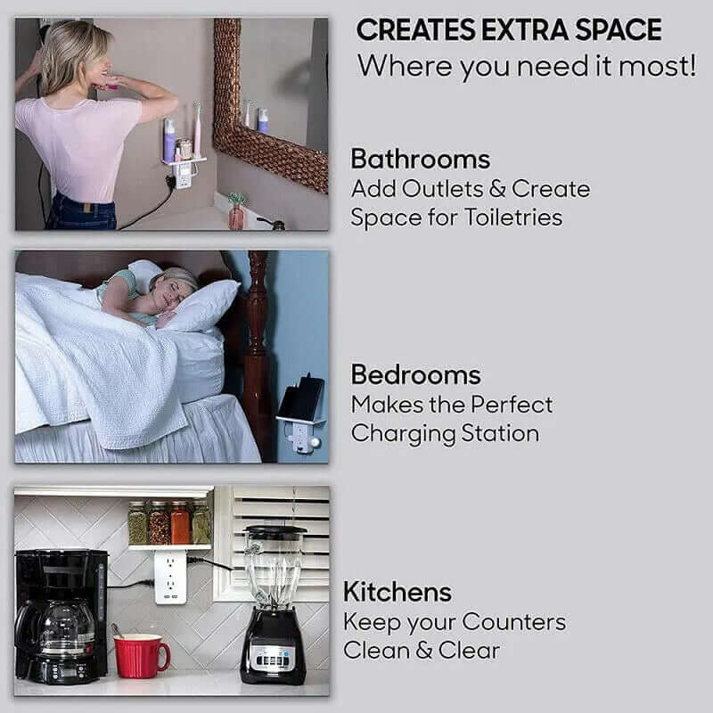 Multi-functional Electrical Socket Shelf
