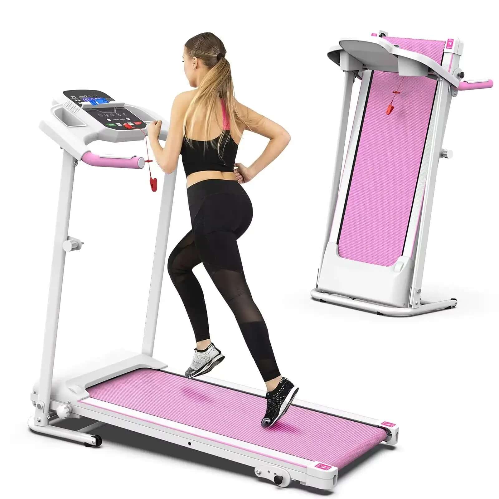 Cinta de correr plegable para el hogar con sensor de pulso