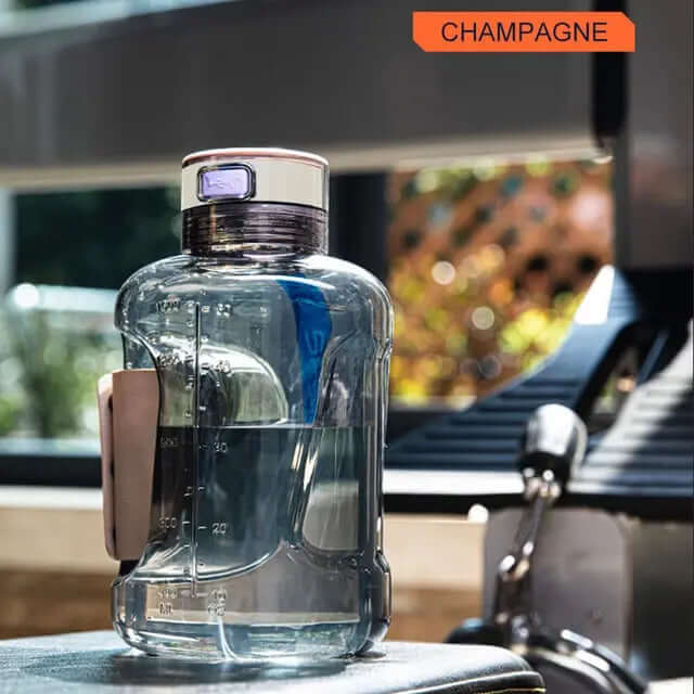 Botella de agua deportiva portátil rica en hidrógeno