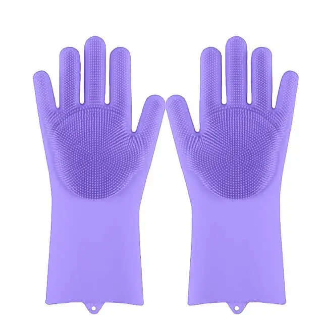 Silicone Dish Scrubber Pair