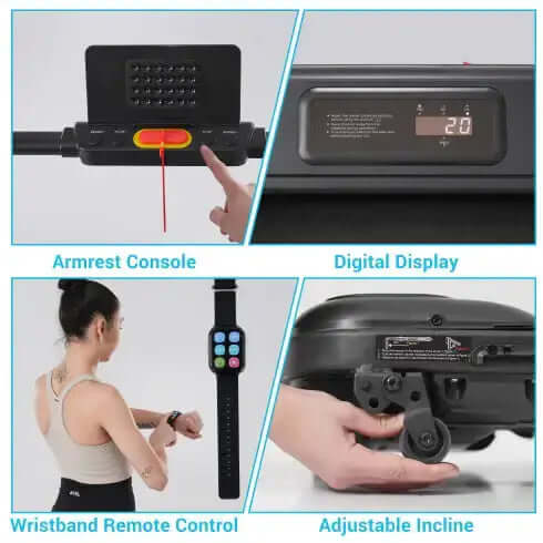 NUEVA cinta de correr plegable debajo del escritorio para el hogar y la oficina