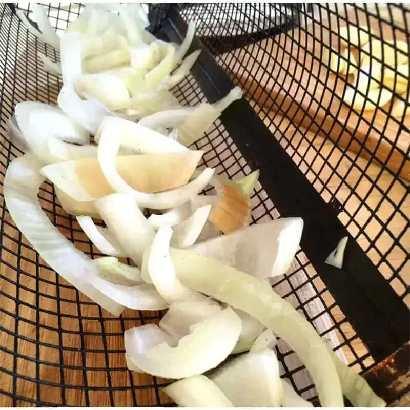 Panier rond en acier inoxydable pour barbecue – Idéal pour les grillades en plein air et le camping