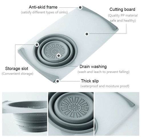 Kitchen Plastic Chopping Board - 11 Étoiles
