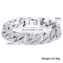Miami Gold Curb Cuban Bracelet - 11 Étoiles