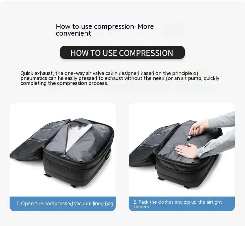 Sac à dos de voyage multifonctionnel pour homme avec compartiment pour ordinateur portable