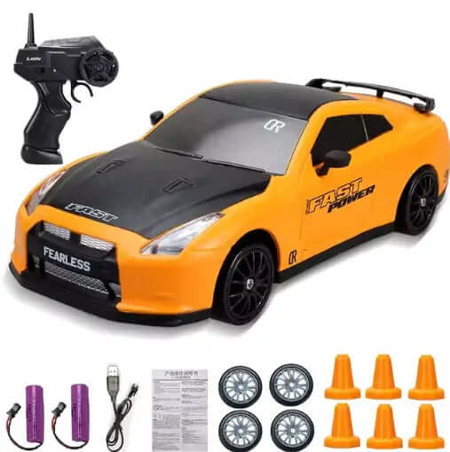 Coche RC 4x4 con tracción turbo