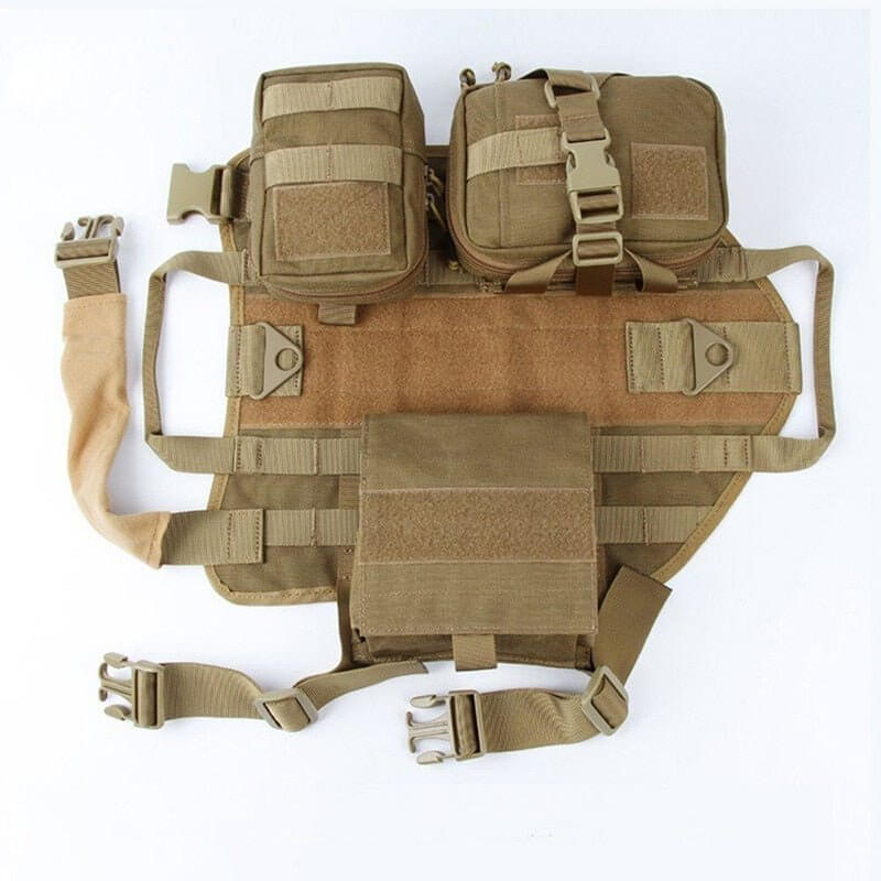 Tactical Military Dog Harness - 11 Étoiles