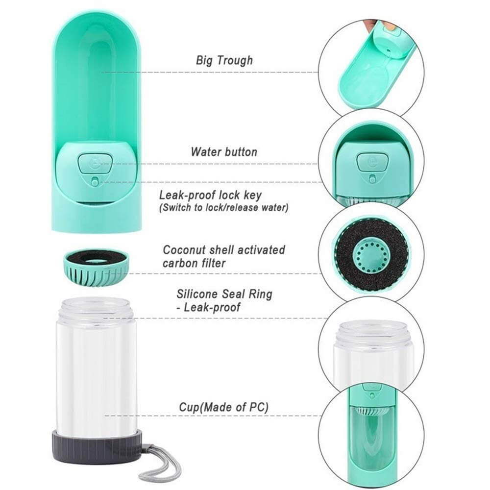 Portable Dog Drinker Bottle - 11 Étoiles