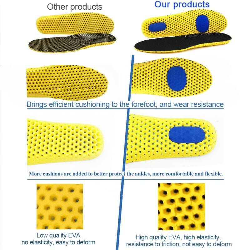 Memory Foam Insoles For Shoes - 11 Étoiles