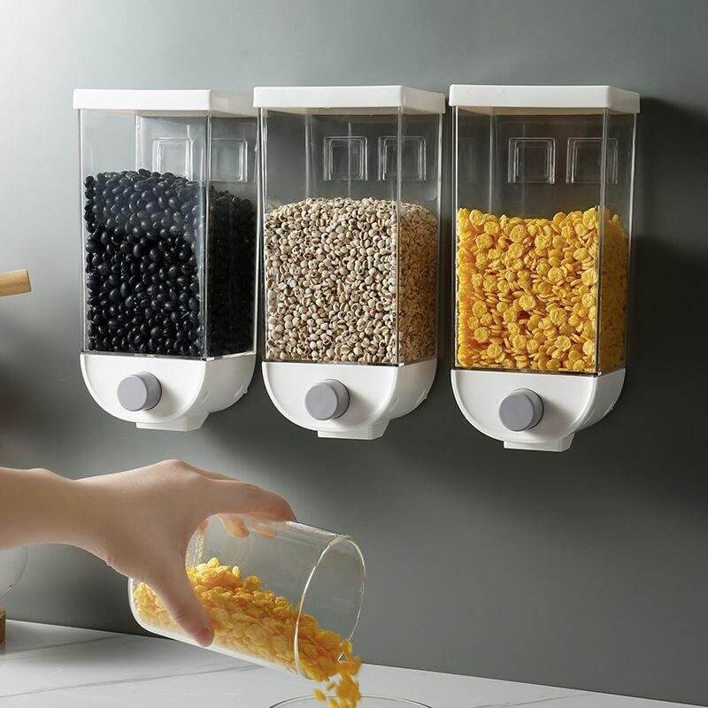Wall-Mounted Kitchen Multi-Grain Sealed Jars - 11 Étoiles