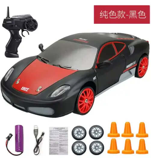 Coche RC 4x4 con tracción turbo