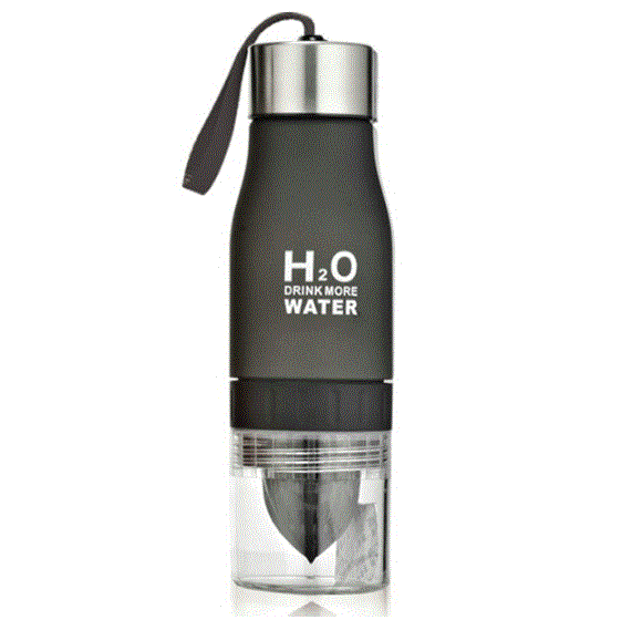 Botella de agua con infusión de frutas