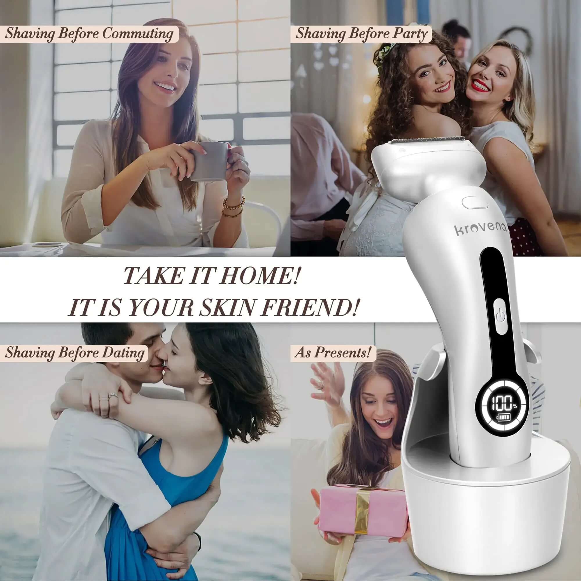 Rasoir électrique - Rasoir pour femme