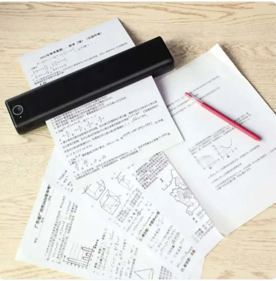 Impresora térmica portátil inalámbrica Bluetooth A4 para viajes y oficinas móviles
