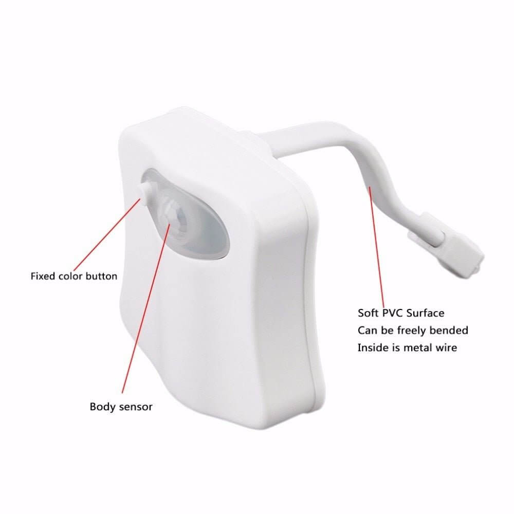 Toilet Night Light - 11 Étoiles