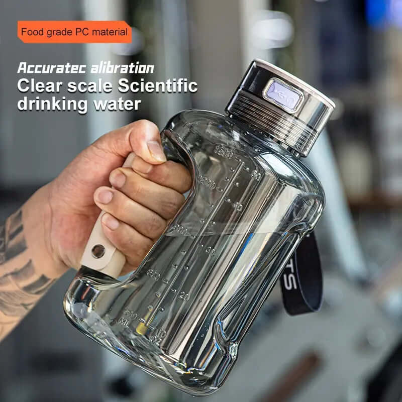 Botella de agua deportiva portátil rica en hidrógeno