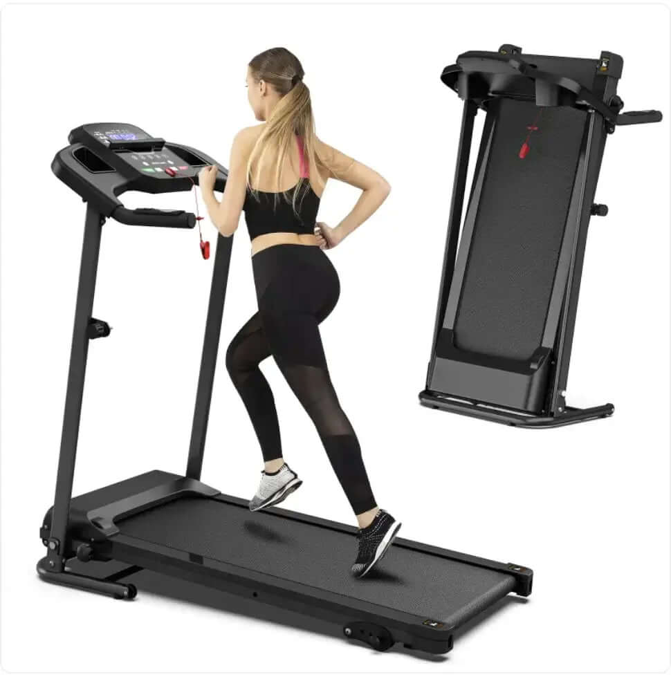 Folding Treadmill with Pulse Sensor – Space-Saving Fitness Solution