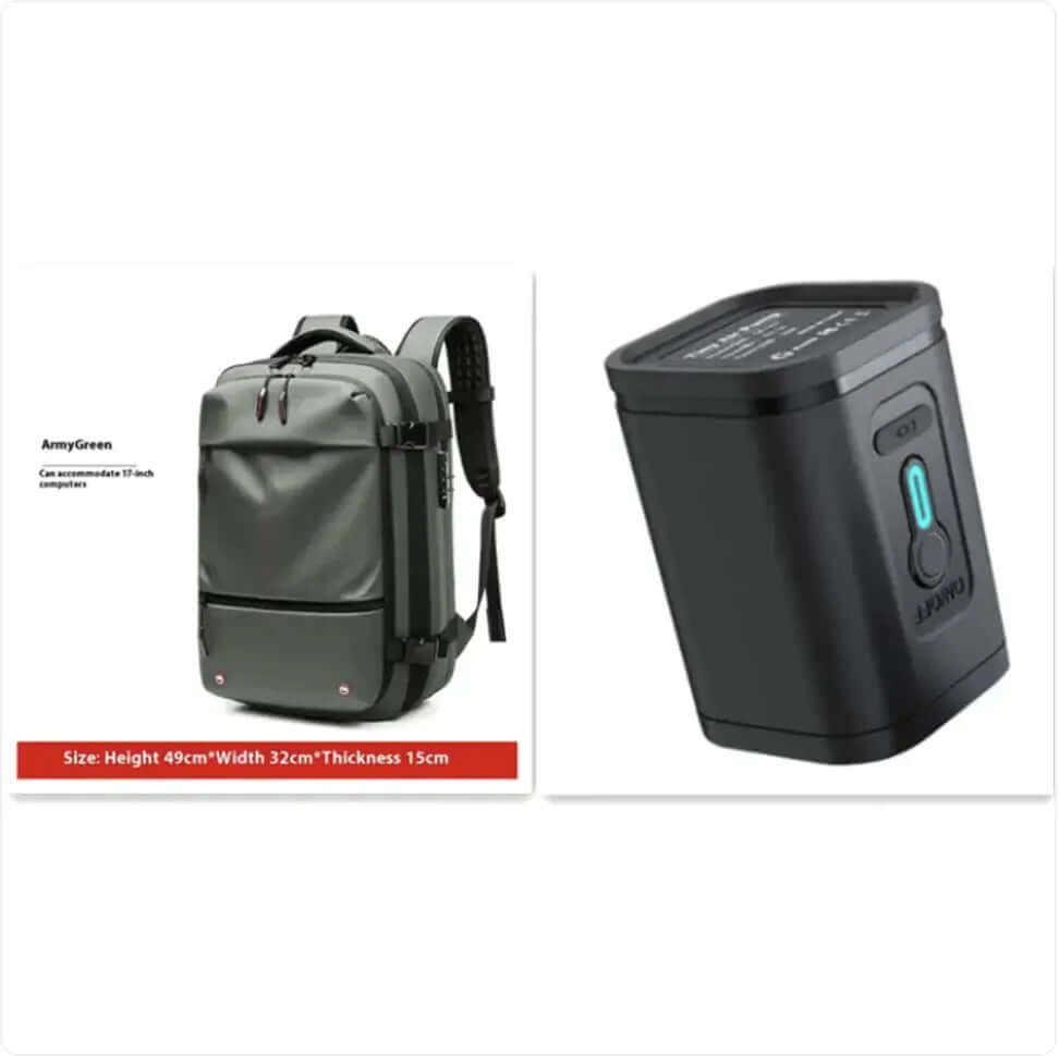 Sac à dos de voyage multifonctionnel pour homme avec compartiment pour ordinateur portable