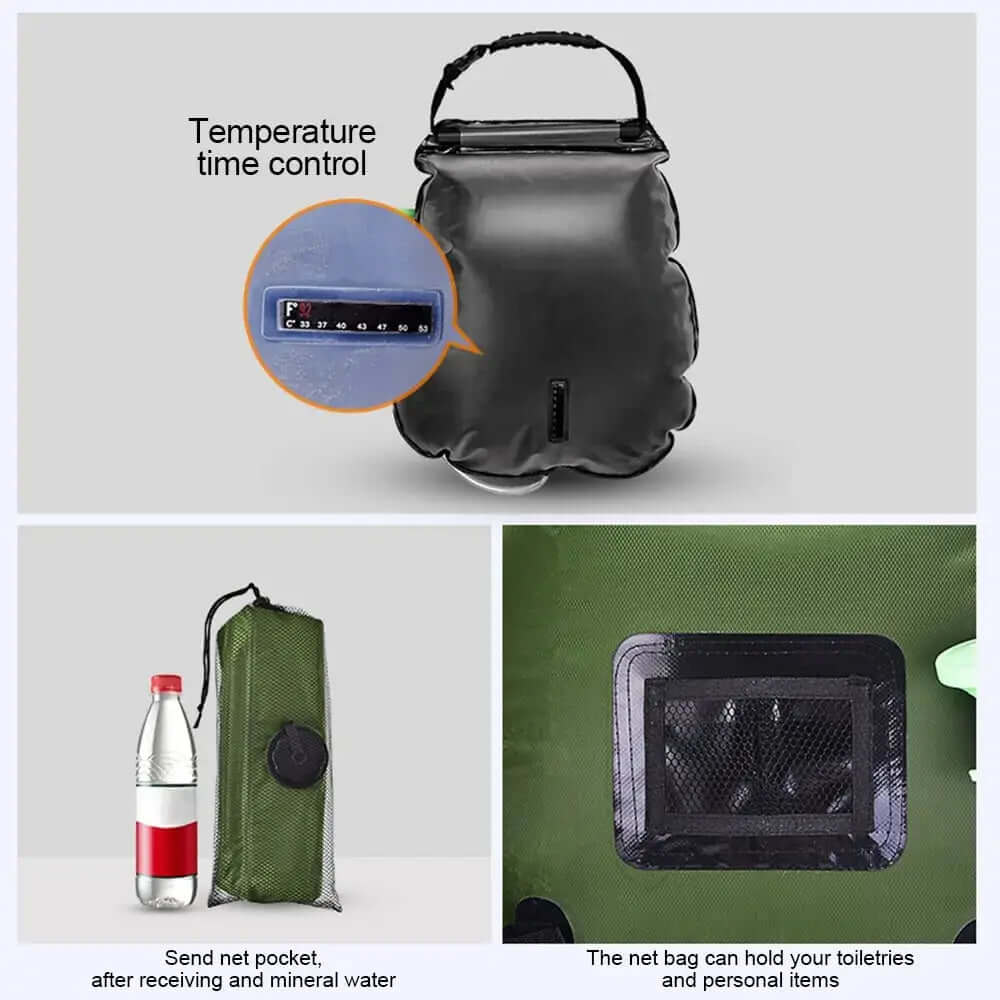 Bolsa de agua con energía solar