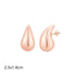 Stainless Steel Hollow Drop Earrings - 11 Étoiles