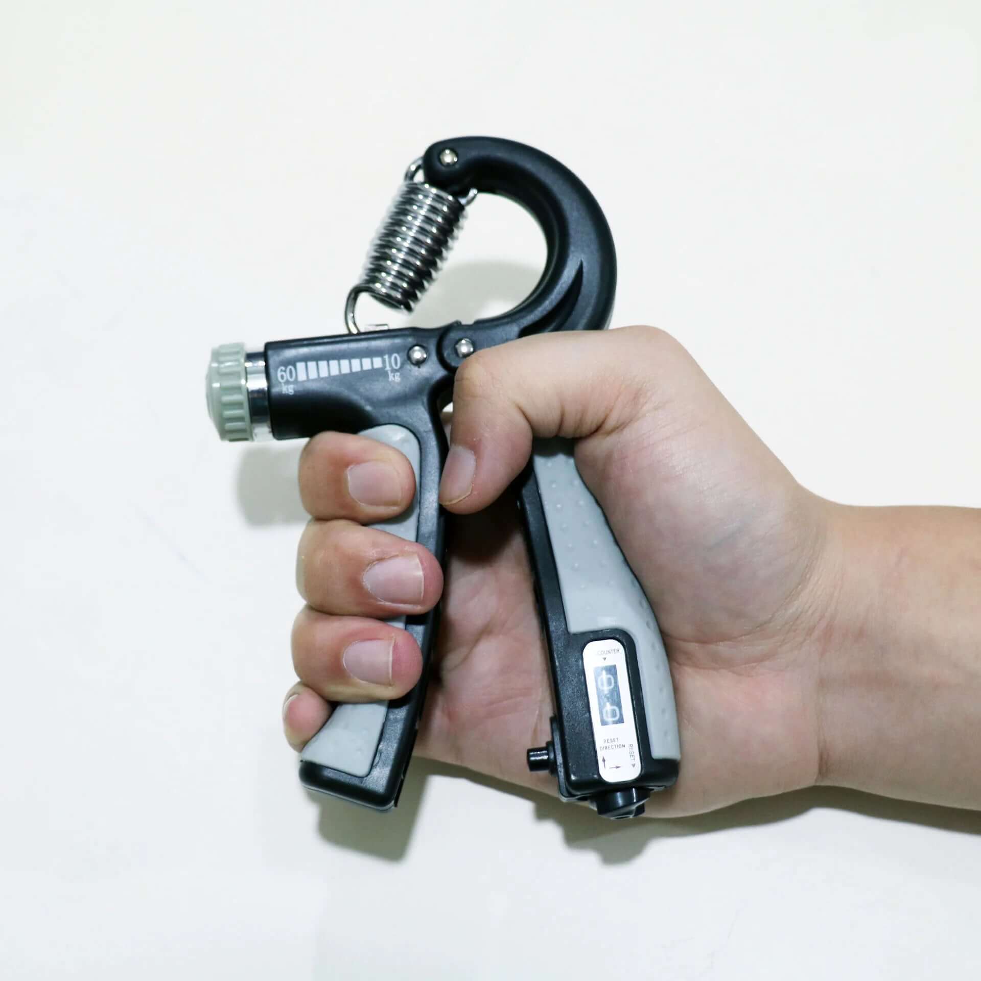 The Adjustable Hand Grip Strength Trainer with Finger Exerciser is a versatile tool for building hand, wrist, and finger strength. Ideal for athletes, musicians, and those recovering from injury, this trainer features an adjustable resistance level to match your fitness goals. The included finger exerciser targets individual finger strength and flexibility, making it perfect for improving dexterity and grip power.