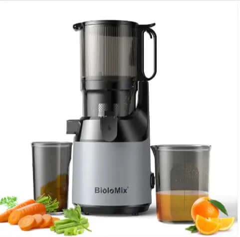 Wide-Mouth High-Capacity Juicer – Large Chute for Whole Fruits and Vegetables
