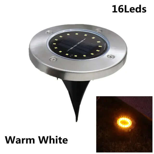 Lámpara solar LED para exteriores