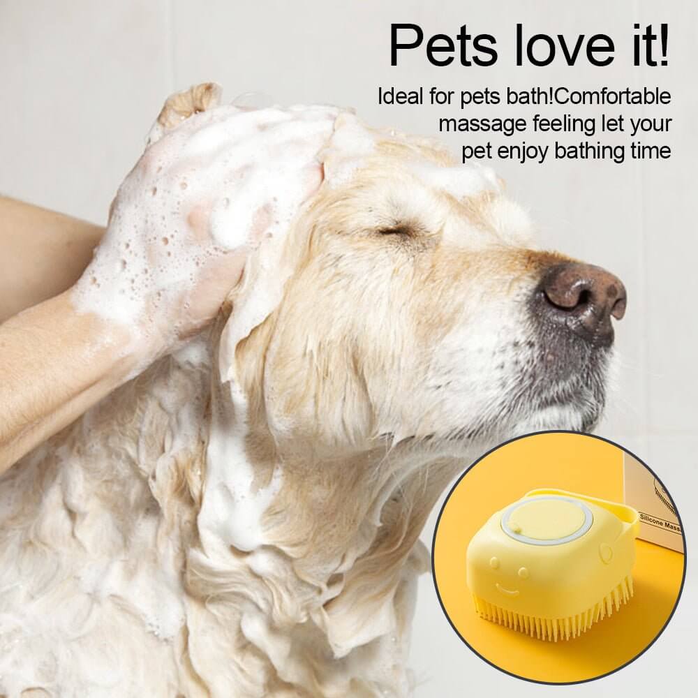 Soft Silicone Dog Brush - 11 Étoiles