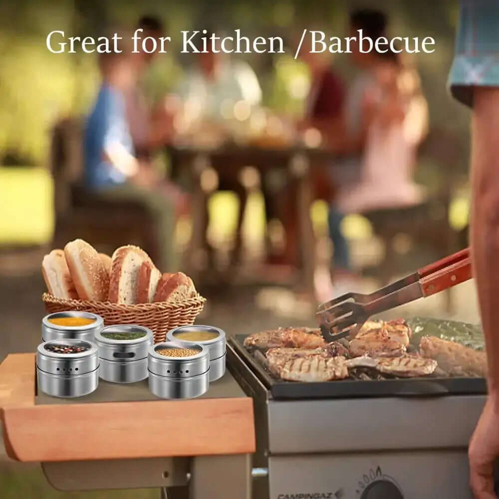 Pots à épices magnétiques