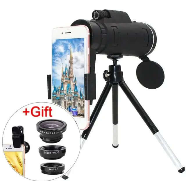 Lente de zoom para telescopio monocular
