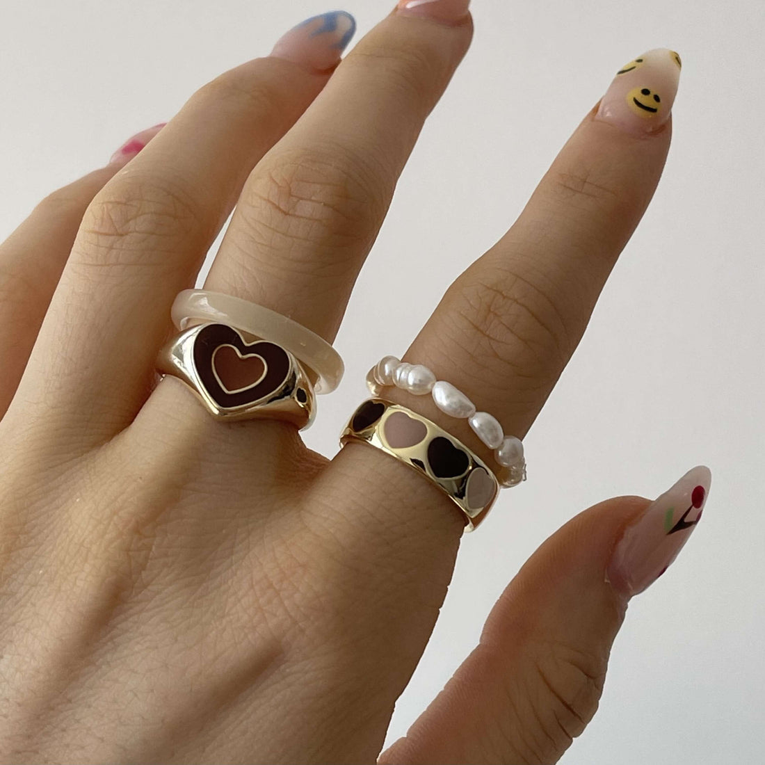 Creative Love Heart Ring - 11 Étoiles