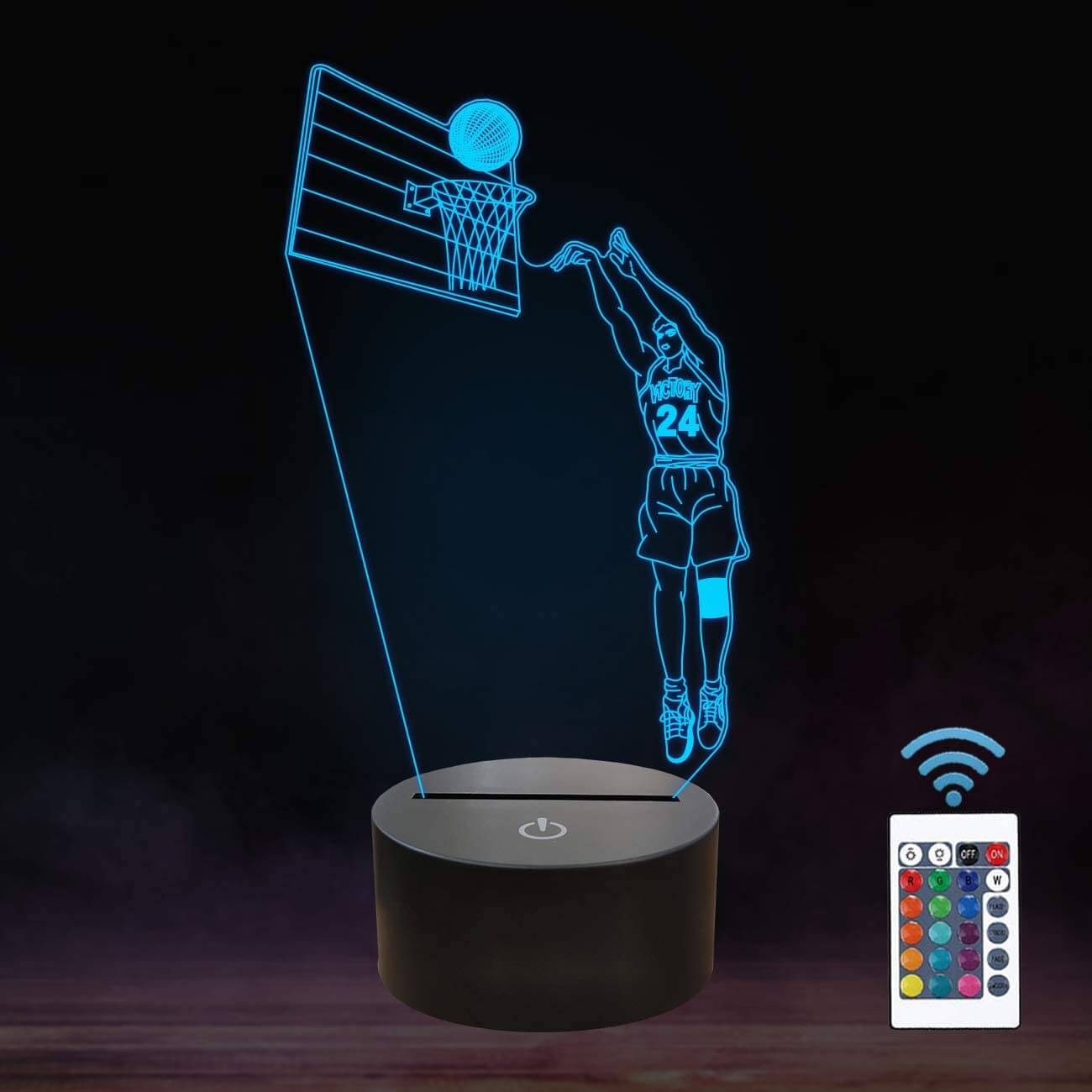 Basketball 3D Lamp - 11 Étoiles
