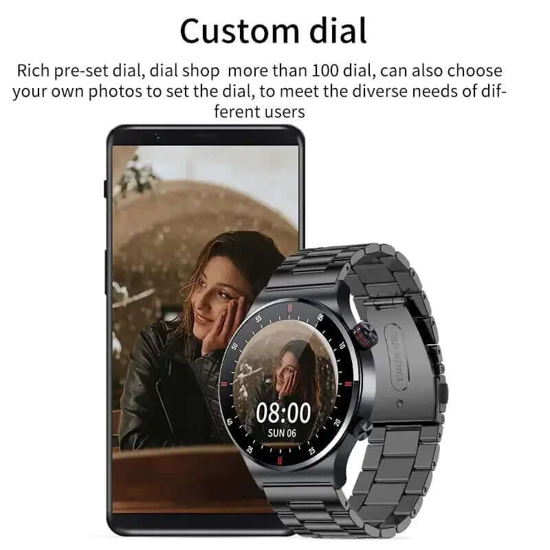 Montre intelligente avec appel Bluetooth
