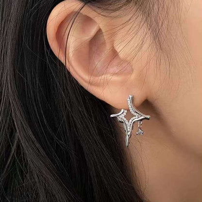 Asterism Rhinestone Earrings - 11 Étoiles