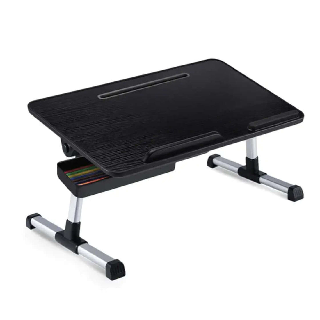 Mesa de cama plegable para uso portátil, multiusos y ajustable