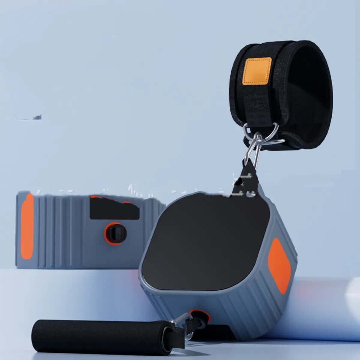 Expansor de pecho y máquina de remo multifuncional para fitness