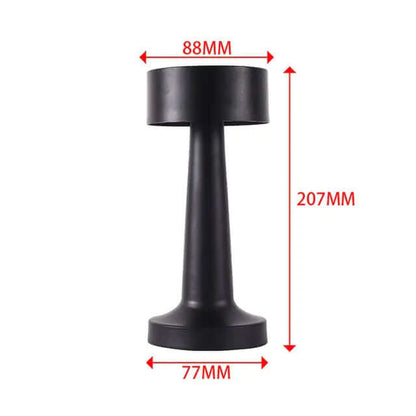 Lampe de bureau rétro pour bar, lampe de nuit rechargeable sans fil avec capteur tactile pour restaurant, café, chambre à coucher, lampes de décoration pour la maison
