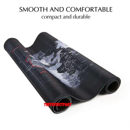 Nouveau tapis de souris de jeu étendu grand format pour clavier de bureau 800 mm x 300 mm