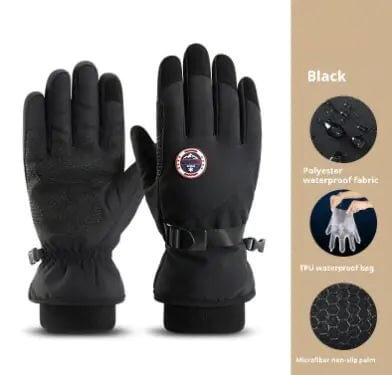 Guantes de esquí y deportes de invierno para hombre: cálidos e impermeables