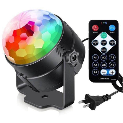 Lumières de fête disco stroboscopiques LED DJ Ball Ampoule activée par le son Lampe de danse Décoration 
