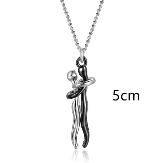 Collar de pareja con dije de unidad