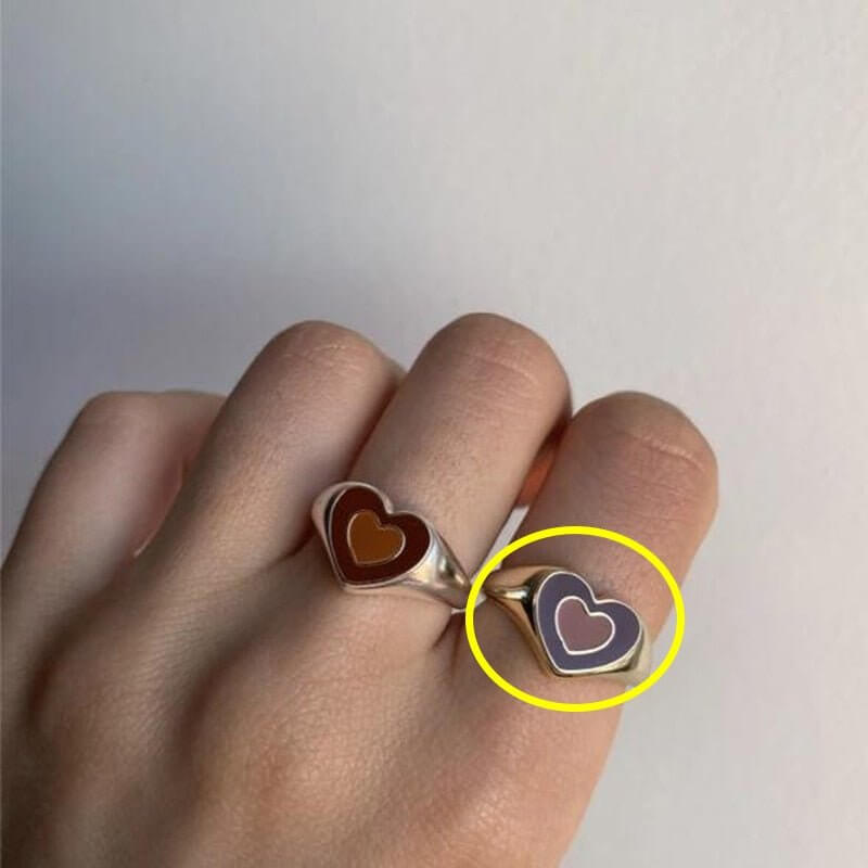 Creative Love Heart Ring - 11 Étoiles
